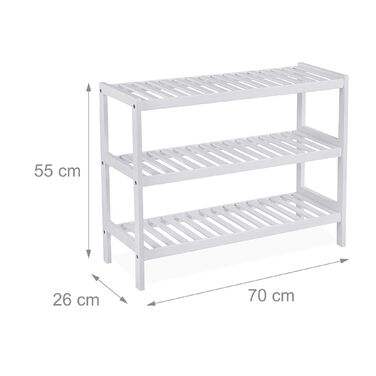 Стелаж для взуття Relaxdays з бамбука
