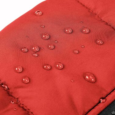 Куртки для собак Aiboria на зиму вітрозахисні водонепроникні, пальто для холодної погоди 2 в 1, Зимова тепла куртка для цуценят, шлейка для маленьких собак (м, червоний) Червоний м