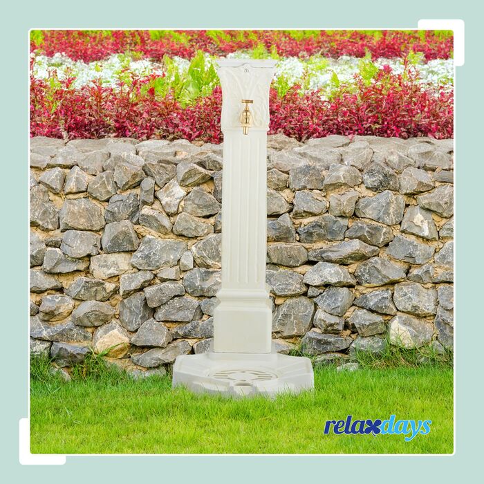 Relaxdays Античний фонтанчик для стояння, 93 см