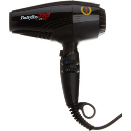 Фен Babyliss Pro BAB7000IE Rapido Ultra Light з генератором іонів, чорний