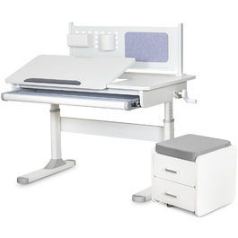 Комплект (S) ErgoKids TH-325 Grey (парта + тумба) (арт.TH-325 + BD C3_GREY)