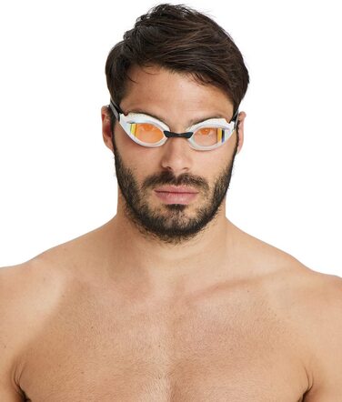 Чоловічі дзеркальні окуляри ARENA Air-speed (1 упаковка), один розмір підходить всім жовто-мідно-білий