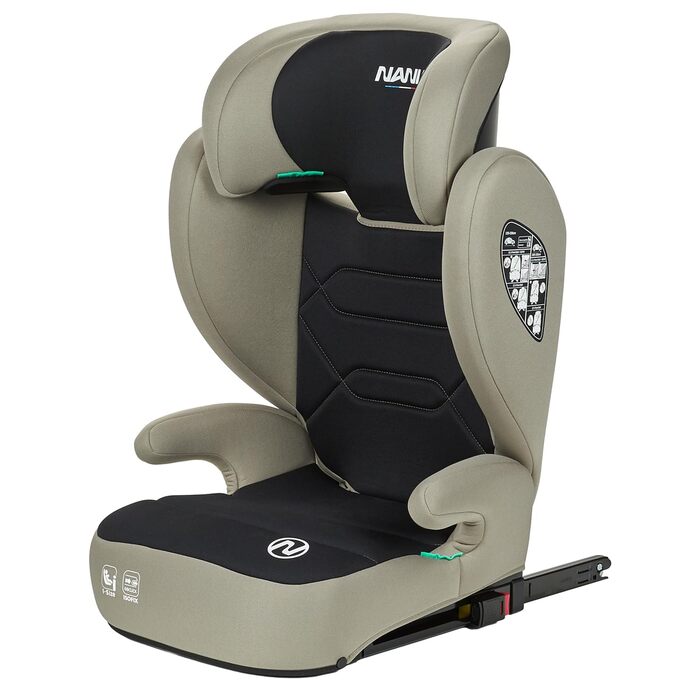 Автокрісло дитяче NANIA Bogota 2 Isofix, 100-150 см, група 2/3 (4-12 років), з бічним захистом та регульованою підголівником