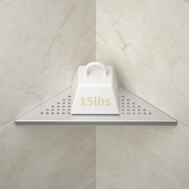 Поличка для душу Eck, нержавіюча сталь 304, 2 шт., для плитки, монтаж в стіну, реновація ванної кімнати