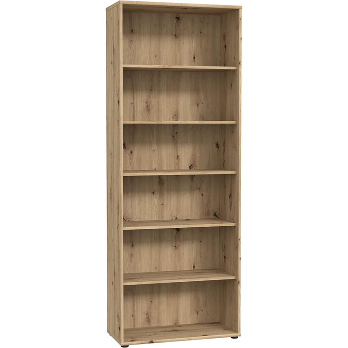 Книжкова шафа Newroom Shelf Artisan Oak Modern - 73.7x85.5x34.8 см (ШxВxГ) - Шафа з стоячою полицею - Lucius.Sixteen Офісний кабінет Вітальня (09- Полиця)