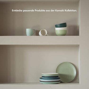 Набір чашок KIVY Tassen Set 6 шт. по 400 мл: великі чашки для кави та чаю, керамічні, кольорові, сучасний дизайн