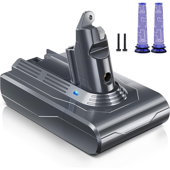 Змінна батарея Keenstone V6 для Dyson V6 DC62 DC58 DC59 DC61 DC72 DC74 SV03-SV09 з 2 фільтрами