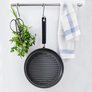 GreenPan Levels сковороди з антипригарним покриттям, 26см та 30см, без PFAS, сковорода-гриль 28см сіра