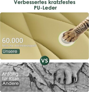 Офісне крісло YOUTASTE з принтом листя, ергономічне, регульоване по висоті з функцією гойдання, без підлокітників, шкіряне для дому та офісу (Авокадо)