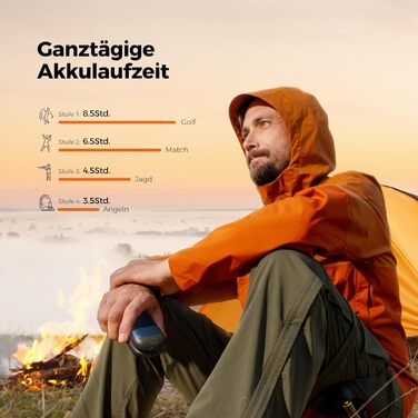 Електричні грілки для рук OCOOPA UT3 PRO 2 шт., 10000mAh, Powerbank, 4 режими, до 58°C, для чоловіків, ідеально для гольфу, полювання та кемпінгу