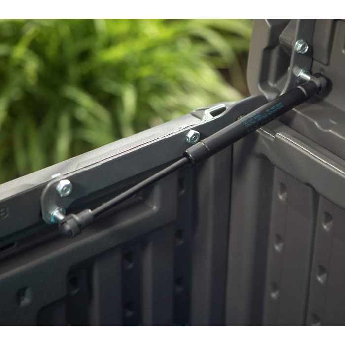 Садовий ящик для зберігання LIFETIME 60089, 127x64x67 см, коричневий, UV100, вологостійкий