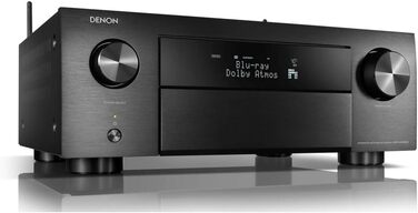 Ресивер Denon AVR-X4500H 9.2, Alexa, 8 HDMI, Bluetooth, Wi-Fi, Dolby Atmos, HEOS, Чорний