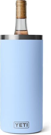 YETI Rambler Wine Chiller, сталевий ізольований охолоджувач вина, блакитний (Big Sky Blue)