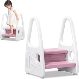 Триттшемель для дітей 2 сходинки, рожевий - UISEBRT