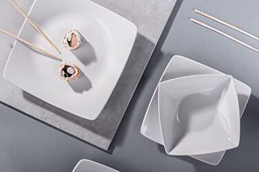 Набір посуду konsimo на 6 персон-набір тарілок EPIRI модний 18 шт. -сервіровка за столом-послуги та набори посуду-комбінований Сервіс 6 персон