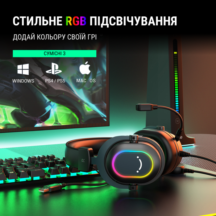 Гарнітура Fifine RGB H6