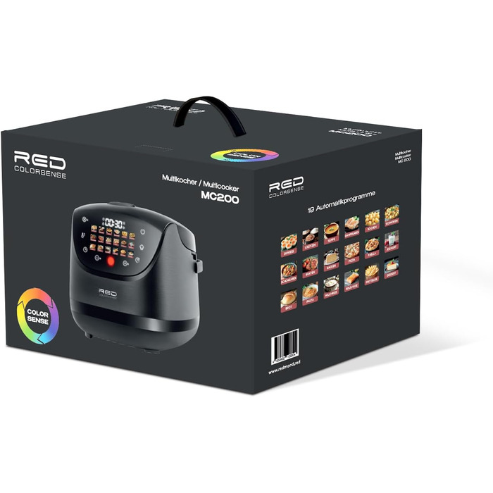 Мультиварка RED COLORSENSE MC200 DE, 5 літрів