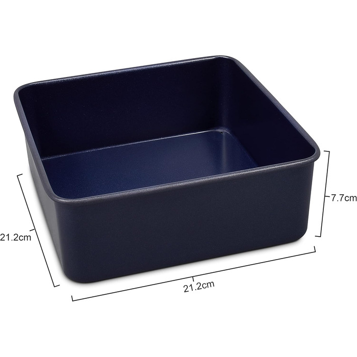 Форма для випічки Zyliss E980194 Springform, з антипригарним покриттям, з вуглецевої сталі, темно-синього кольору, з плоскою основою, для маленьких тортів, з гарантією 5 років