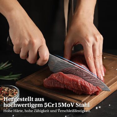 Набір кухонних ножів для чоловіків: подарунок тато, подарунок на День батька, Новий Рік, Різдво