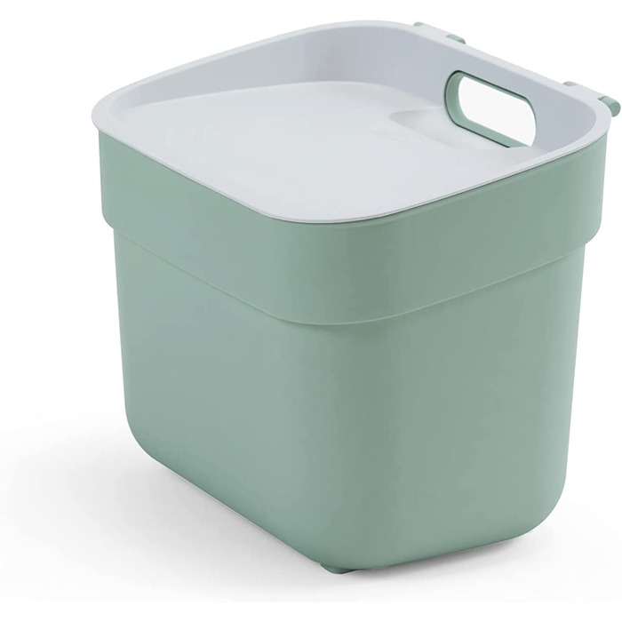 Контейнер для збору сміття CURVER об'ємом 5 л, для компосту, з настінним кріпленням для стіни або дверей, кухні, ванної кімнати, пральні, 100 перероблений, зелений