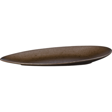Овальна коричнева тарілка 40 см Куба ASA-Selection