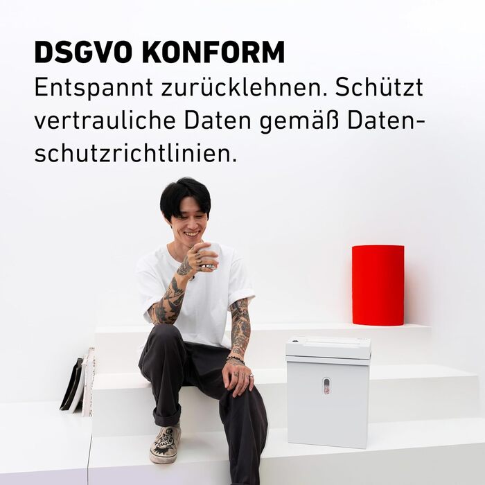 Шредер IDEAL Shredcat 8200 CC: безпечне знищення документів (P-4, 4x40 мм), до 14 аркушів, тихий, надійний, німецький виробник