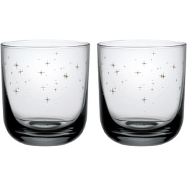 Набір склянок для води Winter Glow 2 шт. , кришталеве скло, різдвяна прикраса, святкові склянки (макс. 50 символів)