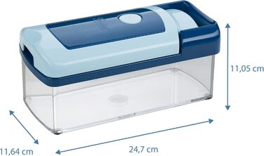 Nicer Dicer Fusion Smart Julietti - набір для нарізки овочів та фруктів, м'ятно-зелений, 16 частин | Нарізання, тертя, жульєн, спіралі, кубики | Новинка