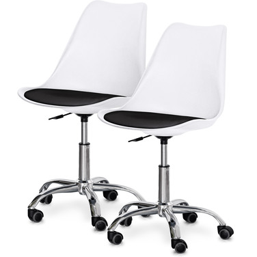 Комплект (2шт) крісло Evo-Kids Capri White / Black (арт H-231 W/B-Х2)