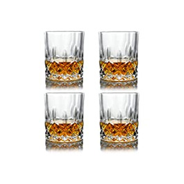 Набір келихів для віскі Joeyan з 4 пляшок-Набір келихів для рому об'ємом 300 мл-склянки для віскі для шотландського, бурбонського, ром, коктейлів
