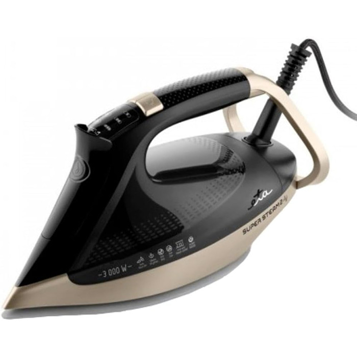 Праска ETA Super Steam II I 3000 Вт з керамічною підошвою, 200 г/хв, Anti-Kalk, 450 мл, 3 м, автовимкнення