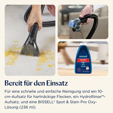 Портативний мийник для килимів Bissell SpotClean Mini 41491 - компактний, для дому та авто