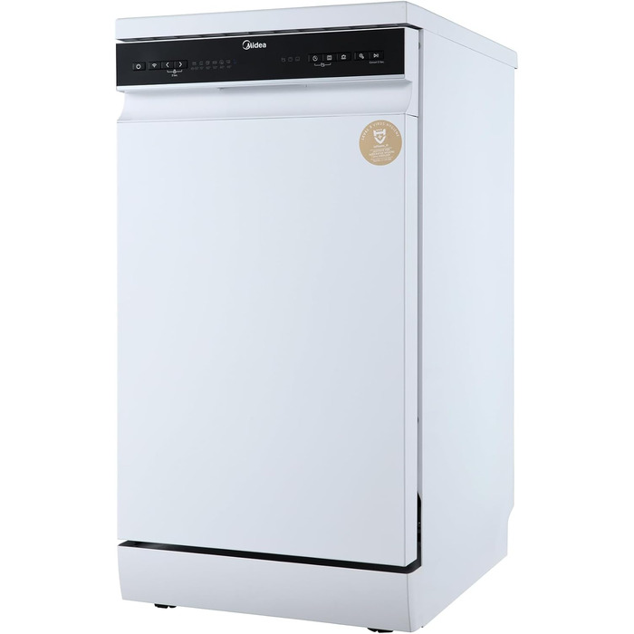 Посудомийна машина Midea SF 3.45N PRO: 9 комплектів, Inox, Wi-Fi, 47 dB, 3/6/9h таймер, 45 см