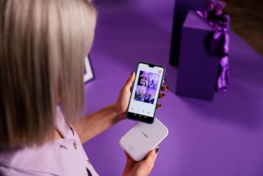 Canon Zoemini 2: Компактний фотодрук - миттєвий друк зі смартфона, Bluetooth 5.0, USB-C, рожеве золото, комплект з папером 50шт
