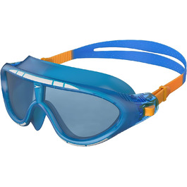 Дитячі плавальні окуляри Speedo унісекс Biofuse Rift Mask для юніорів, універсальний синій / помаранчевий