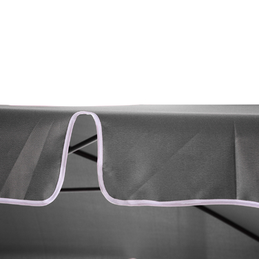 Сонцезахисний парасолька-тростина для саду та балкону, сірого кольору. Зручна, розкладна модель для захисту від сонця.