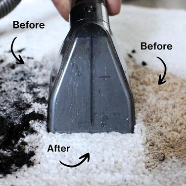 Вашорка для килимів та м'яких меблів - Fleckenreiniger 650W, 1.4L, сірий/блакитний