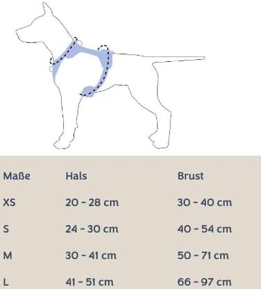 Пуд шлейки для собак, регульована, стильна, Y-подібна, бежева, розмір S (50 символів).