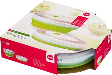 Салатниця-швидкообертач Emsa Turboknopf, 4,5 л, нержавіюча сталь, складана