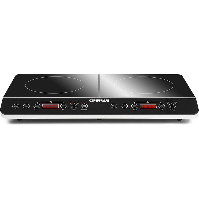 Індидукційна плитка G3 Ferrari Energy, 2000W з цифровим дисплеєм, регулюванням температури, таймером та функцією легкого очищення