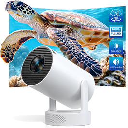 Інтелектуальний міні-проектор HY300 PRO HIFI: Android 11, 1080P FHD, 4K, 300 ANSI люмен, Wi-Fi 6, Bluetooth 5.0, для дому та кінотеатру