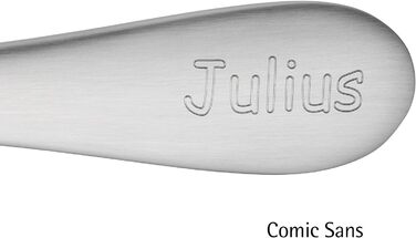 Набір дитячого столового приладдя WMF Kinderbesteck 4 шт. з гравіюванням Farm - нержавіюча сталь