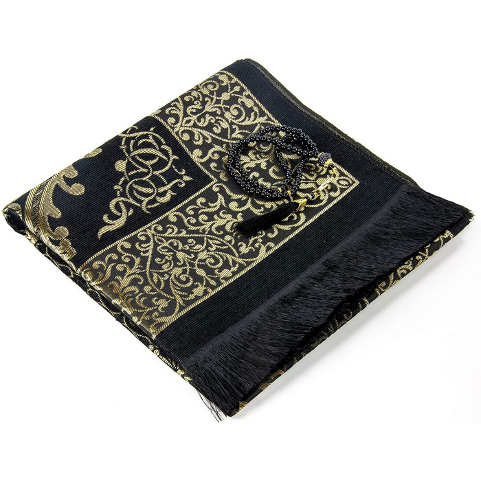 Мусульманський молитовний килим Miss Tesettür 117x67 см чорний