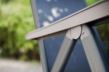 Крісло-шезлонг Kettler Relaxsessel Basic Plus – розкладне, з алюмінію, для тераси та саду – антрацит