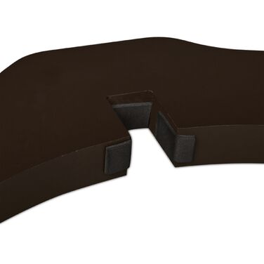 Захисний бар'єр Relaxdays коричневого кольору, 70 см