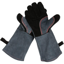 Розігрів рукавички для барбекю, 500 C термостійкі шкіряні рукавички для барбекю