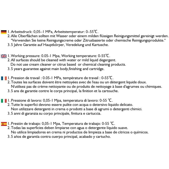 Змішувач для умивальника Decaura, хром, нержавіюча сталь, однорідний, висота виливу 250 мм, для накладних умивальників