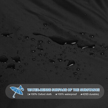 Водонепроникний чохол для садовой меблів VANSHEIM 60x60x60 см - захисна накривка для столу та садової групи