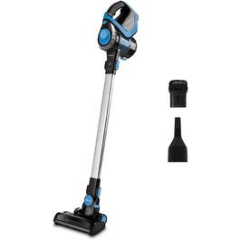 POLTI Forzaspira SR100: 2-в-1 пилосос-щітка, акумуляторний, HEPA-фільтр, блакитно-чорний