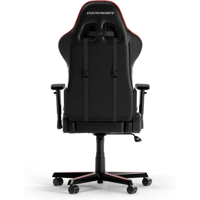 Ігрове крісло DXRacer FORMULA L, шкіра ПВХ, чорний/червоний